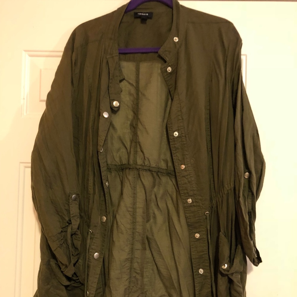 Torrid Hunter Green Top